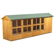 Power 18x4 Apex Combined Potting Shed with 4ft Storage Section